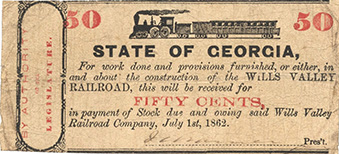 $0.50 G-1505 Wills Valley RR